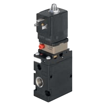 Burkert Pneumatic Solenoid Valve with Standard Temperature, 6518/6519